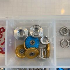 ミニ四駆　パーツセット　ローラー、ベアリング、マスダンパー、スペーサー　他の画像