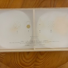 【新品未使用】mamezara トウメイ　豆皿4枚セット　いの画像