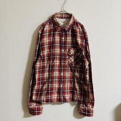 BEAMS ビームス ネルシャツ メンズL タータンチェックの画像
