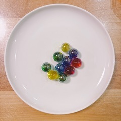 キラキラ宝石セット　貝殻　ビー玉　おはじきの画像