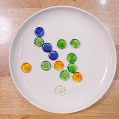 キラキラ宝石セット　貝殻　ビー玉　おはじきの画像