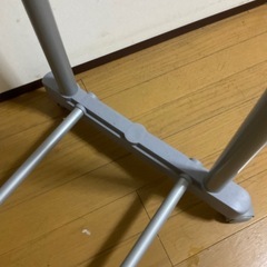 高さ伸縮パイプハンガーラック ダブル キャスター付きの画像