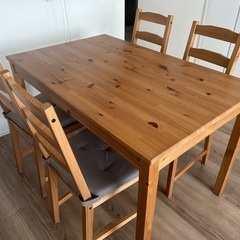 【取引中】ダイニングテーブルセットの画像