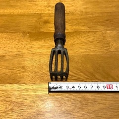 真鍮製 うろこ取り 鱗 ウロコ レトロ 昭和レトロの画像