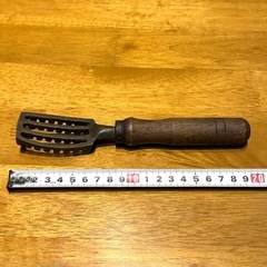 真鍮製 うろこ取り 鱗 ウロコ レトロ 昭和レトロの画像