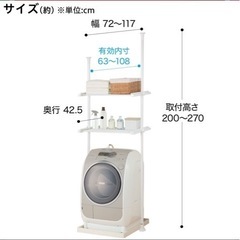 ランドリーラック　【ニトリ】の画像