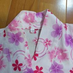 浴衣 110cm 女の子の画像