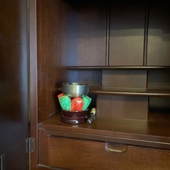 コンパクト　モダン　木製仏壇 引き出し付き　取引中の画像