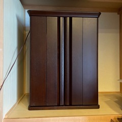 コンパクト　モダン　木製仏壇 引き出し付き　取引中の画像