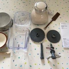 新品多数　レコルト　フードプロセッサー　フードカッター　ボンヌ　携帯ゴミ箱　離乳食エプロン等　　　の画像
