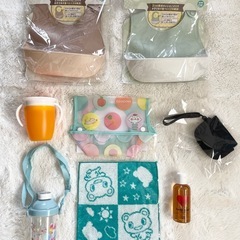 新品多数　レコルト　フードプロセッサー　フードカッター　ボンヌ　携帯ゴミ箱　離乳食エプロン等　　　の画像