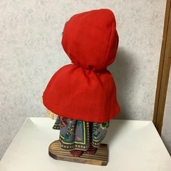 米山京子風　赤ずきんちゃん　赤頭巾ちゃん　ハンドメイド　ドール　人形　(A)の画像