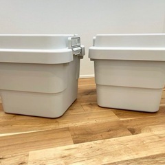 無印良品　再生ポリプロピレン入り　頑丈収納ボックス　小　2個セットの画像