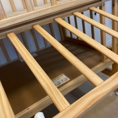 【KATOJI ミニベビーベッド（ハイタイプ）】の画像