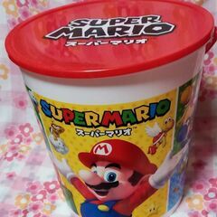 【新品未使用】スーパーマリオのバケツ