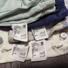 UNIQLO パジャマ 110cm 秋〜春用 長袖 2セットの画像