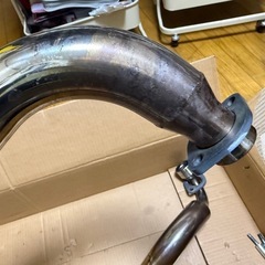 すげー邪魔なので更に値下げ！ ヤマハ ドラッグスター 400 クラシック400 DS4 DSC4 ドラッグ パイプ マフラー の画像