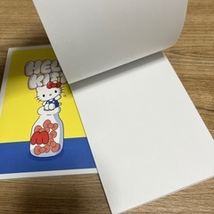 ハローキティ　メモ帳の画像