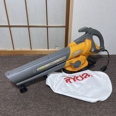 京セラ ブロアバキューム 吹寄せ 集塵 庭掃除 落ち葉 リョービ...