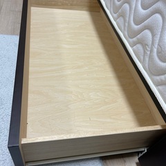 【¥4000→¥3200 大塚家具シングルベッド】の画像