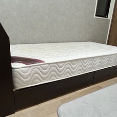 【¥4000→¥3200 大塚家具シングルベッド】の画像
