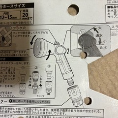 庭ホースの散水ノズル2の画像