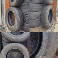 トラック用タイヤあげます！！　245/265,70,19.5×80本　205,65,R16×4本 の画像