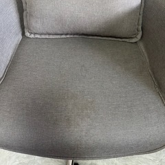 デスクチェア　オフィスチェア　グレーの画像