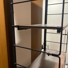 突っ張り棒付きラック
の画像