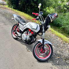 gsx250eゴキ美品！ スズキ GSX250E ゴキ・メッキクロス集合管｜エフ・オート