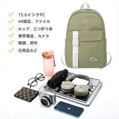 リュック A4 ノートPC レディース 旅行 軽量 通学 通勤 多機能の画像