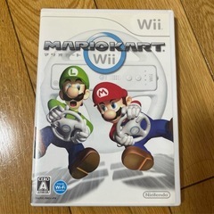 Wiiマリオカートソフト　ハンドル2個セットの画像