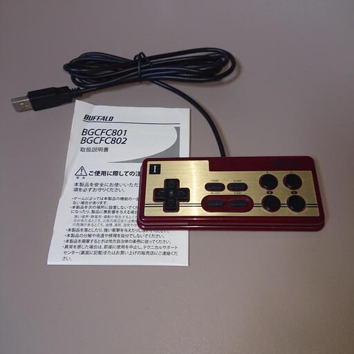 BUFFALO レトロ調デジタル対応USBゲームパッド(オマケ本付