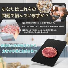 解凍プレート 急速解凍 自然解凍 解凍皿 時間短縮 29×20の画像