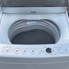 送料・設置込み可　洗濯機　5.5kg Haier 2021年【分解クリーニング済み】の画像