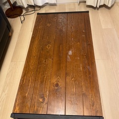 【決まりました】ローテーブルお譲りします（横90×縦48×高さ37cm）の画像
