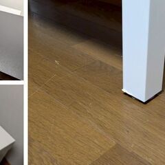 ３点セット☆IKEA カラーボード☆中古家具☆白２台/黒１台 飾り台 テレビ台 インテリアにもOK 【同時２万円以上のご購入で送料無料】熊本限定の画像