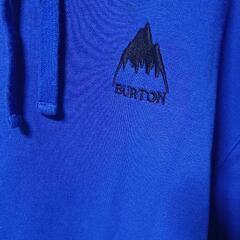 #BURTON、パーカー、ブルー青、サイズＭの画像