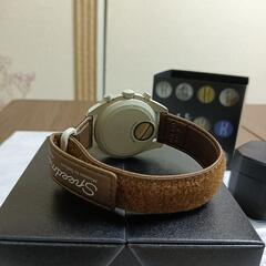新品同様未使用。OMEGA×Swatch　スピードマスター　腕時計の画像