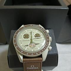 新品同様未使用。OMEGA×Swatch　スピードマスター　腕時計の画像