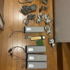 	【引取限定】岩崎電気 ナトリウム灯 安定器 反射傘 ランプ セットの画像
