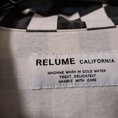 【値下げ】RELUME CALIFORNIA 　ジャケット　バイクの画像