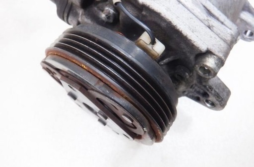 ◆実動外し◆ スズキ純正 HE21S ラパン K6A エアコン コンプレッサー HFC134a 95200-58J01