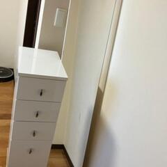 チェスト DRESSER NEW SN KT-807-2 キャスター付きドレッサー 鏡台 姿見 鏡 ニトリ

の画像