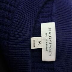 【値下げ！】UNITED ARROWS　ユナイデットアローズ　未使用セーター　青の画像