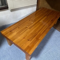 【無料！】しっかりした木製ローテーブル、お早めに！の画像