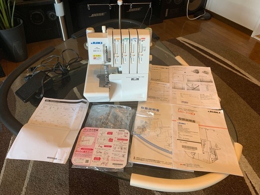 JUKI  MO-114D  ロックミシン使用頻度小　美品