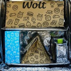 新品未使用未開封  Wolt 【 ウォルト 】 配達 バッグ  自転車 / バイク 用 の画像