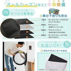 車用シートカバー 後部座席用 ISOFIX対応の画像