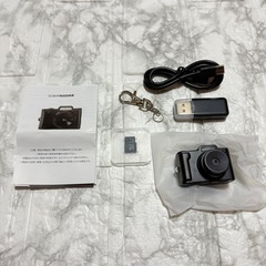 【新品未使用】カメラ 小型デジタルカメラ 64GB ミニデジカメ 1080P 0.96インチの画像